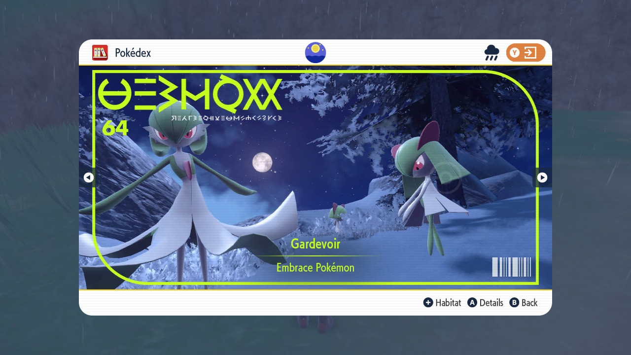 Gardevoir Pokédex