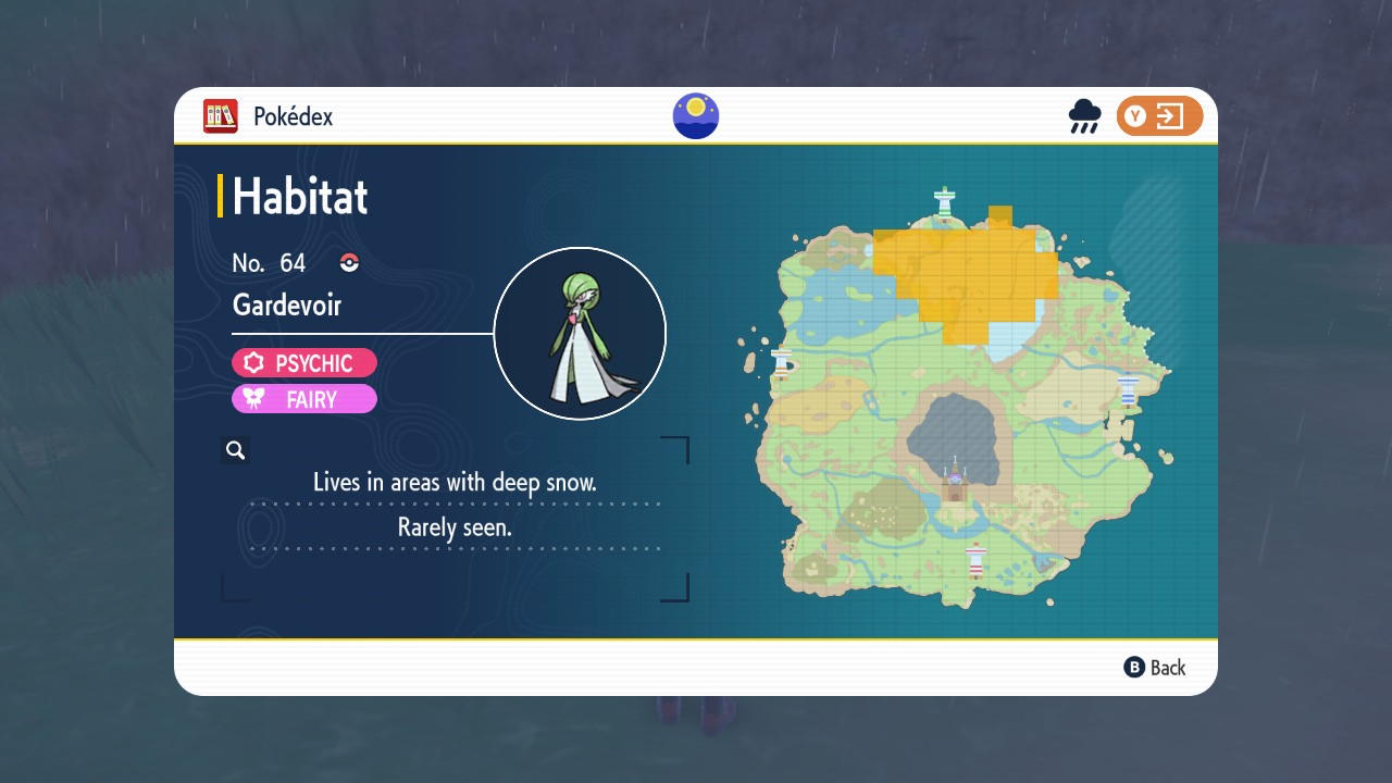 Pokemon Scarlet & Violet Gardevoir Location