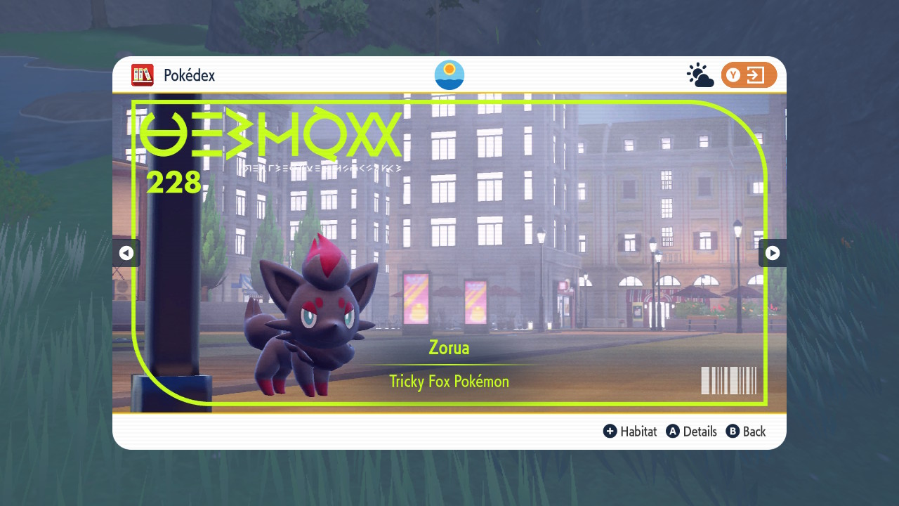 Pokemon Scarlet Violet Zorua location