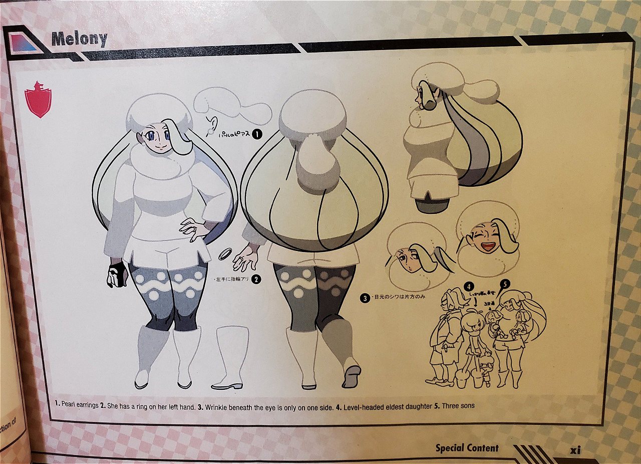 Lots Of Pokemon Swordshield Character Concept Art