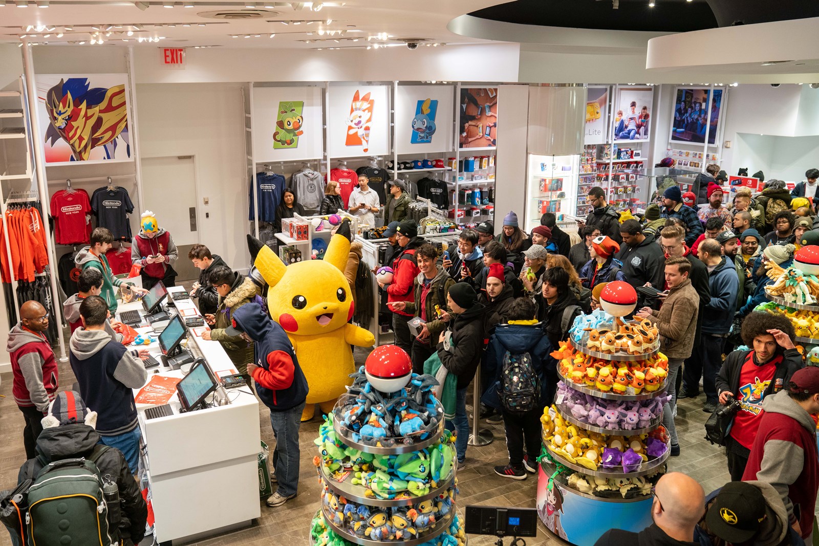 Photos of the Nintendo NY store Nintendo Switch Launch Event and