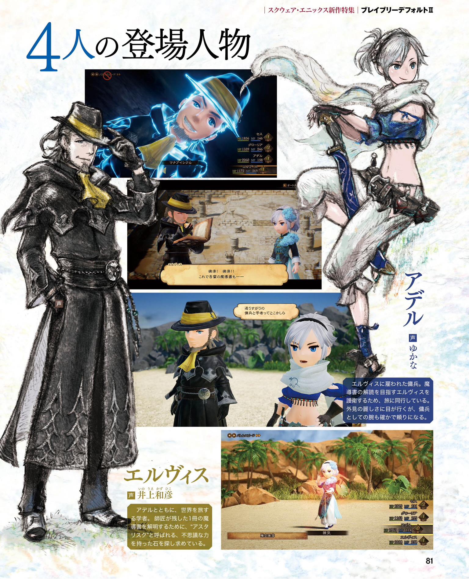 Scans Roundup Bravely Default Ii Fairy Tail More Nintendo Everything