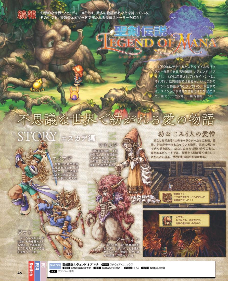 Scans Roundup Sonic Colors Ultimate Legend Of Mana Remaster More Nintendo Everything