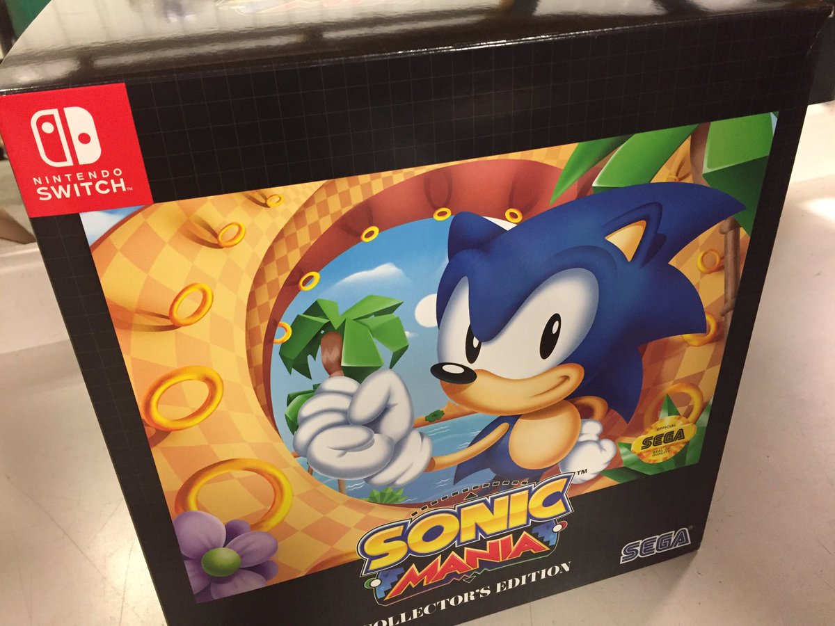 The Switch Version Of The Sonic Mania Collector's Edition Has Been