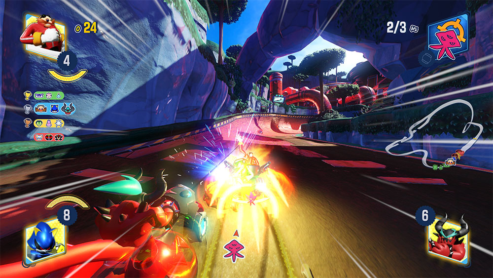 SEGA shared a handful of new screenshots from Team Sonic Racing today. 