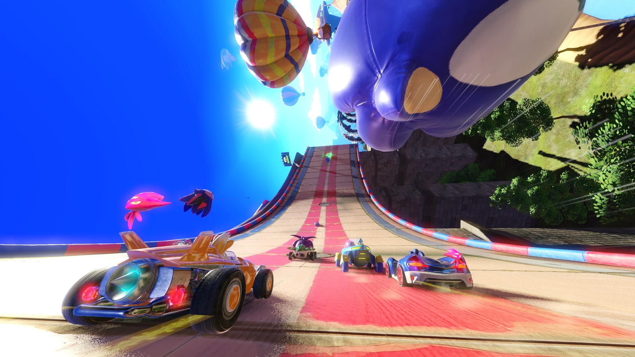 sonic 3d racing online fan game