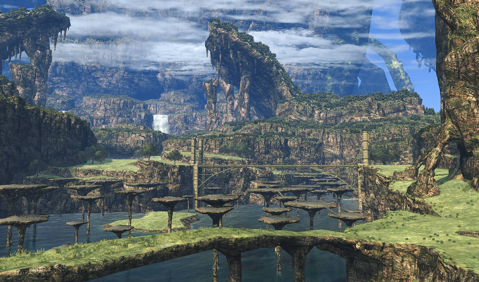 Xenoblade Chronicles Definitive Edition screenshots show environments