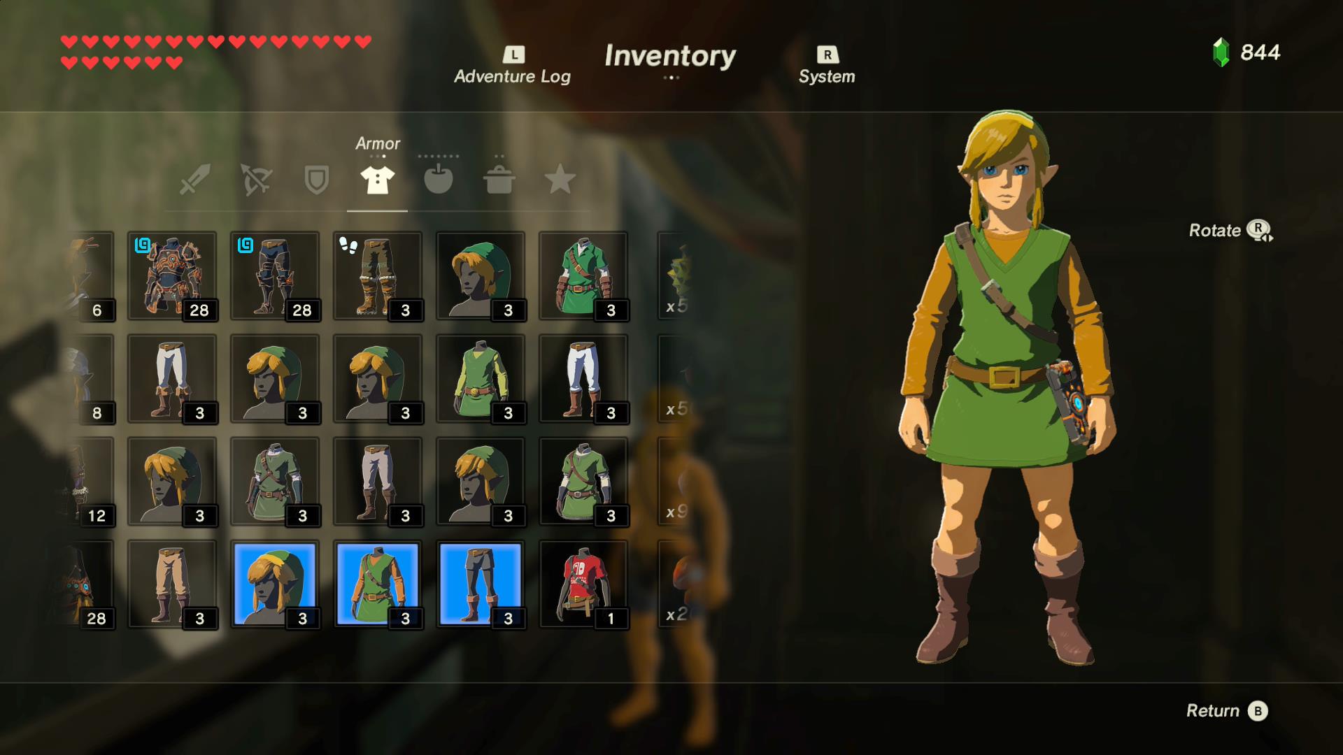 Nintendo Shows Off the New Armour in Zelda: Breath of the Wild's