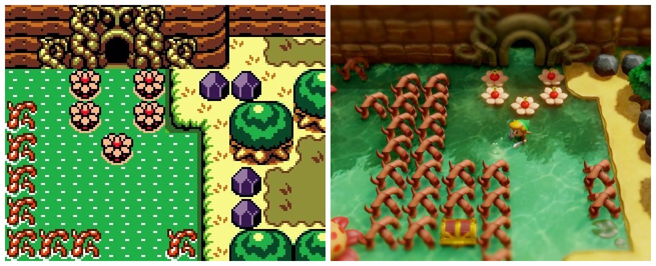 The Legend of Zelda: Link's Awakening, GB vs GBC vs SGB vs Switch