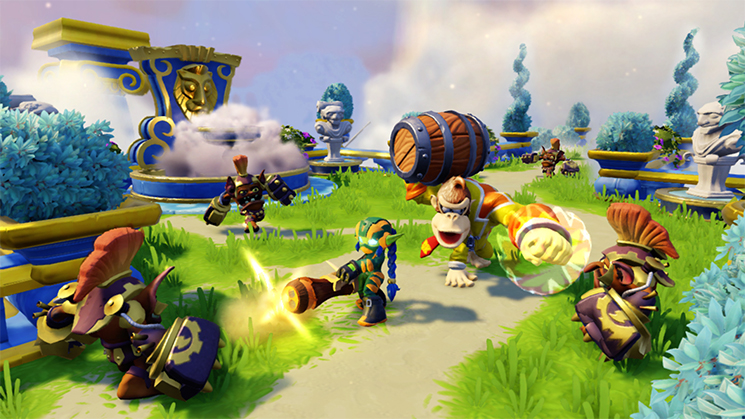 Skylanders SuperChargers first level gameplay