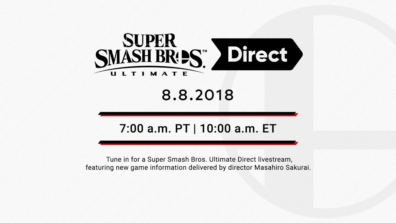 Super Smash Bros. Ultimate' Nintendo Direct (Watch)