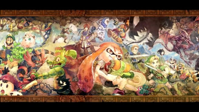 Sakurai on how the Smash Bros. Ultimate Classic Mode mural was designed