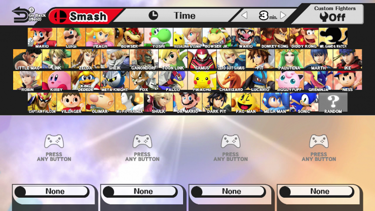 smash bros wii u omegat stages