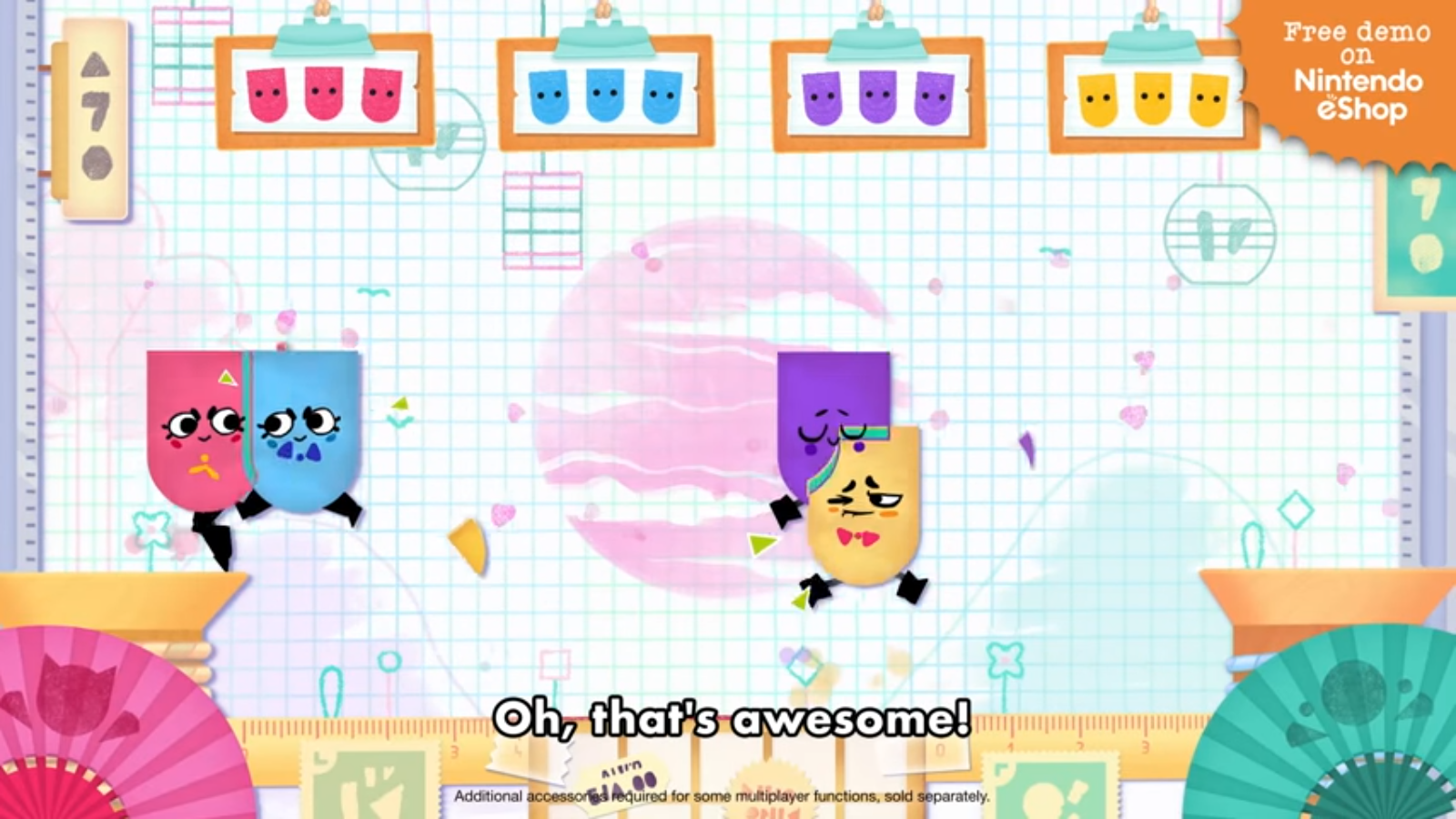 Snipperclips – Cut It Out, Together Preview - A New Trailer For