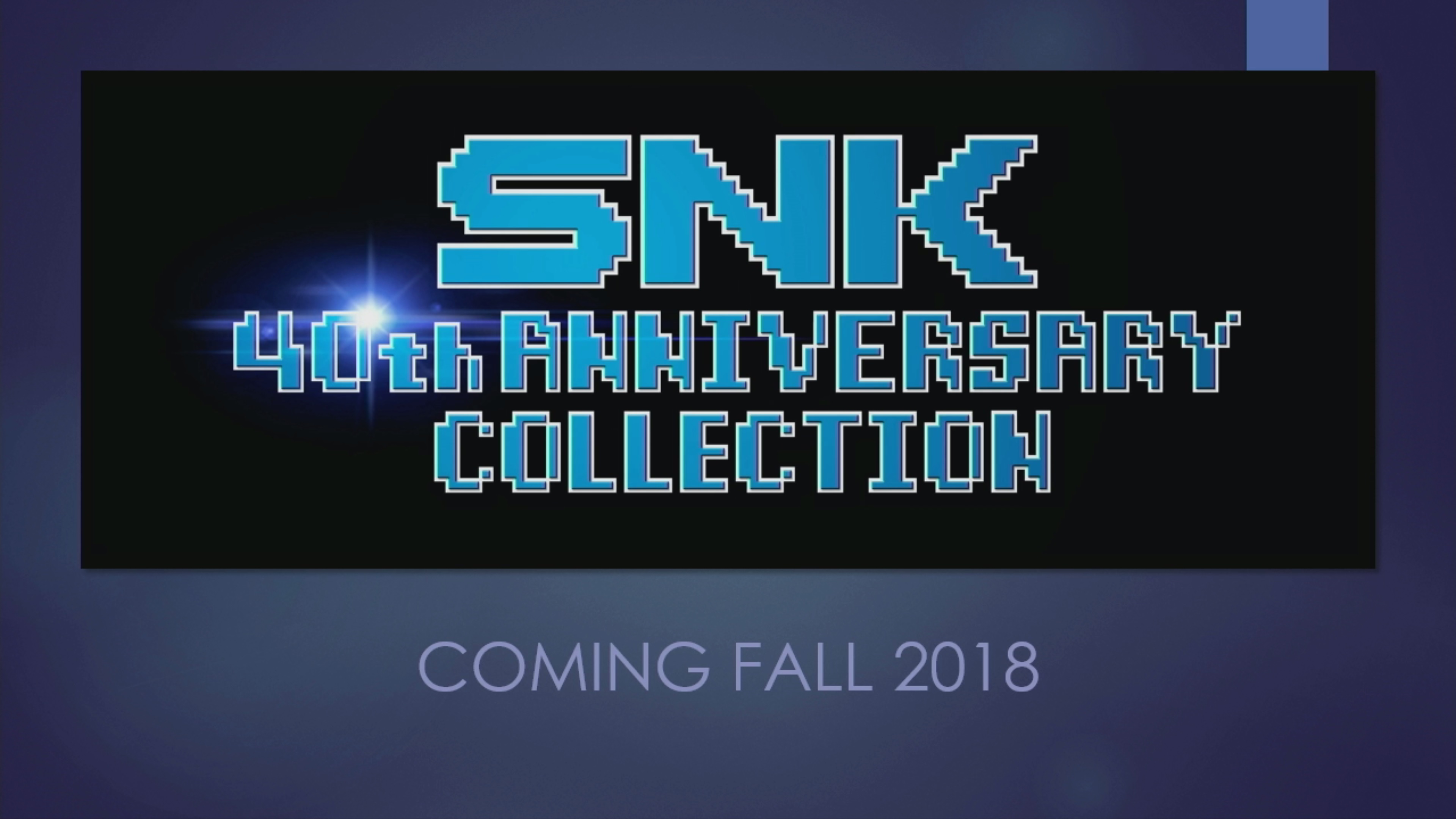 SNK 40th Anniversary Collection - Launch Trailer