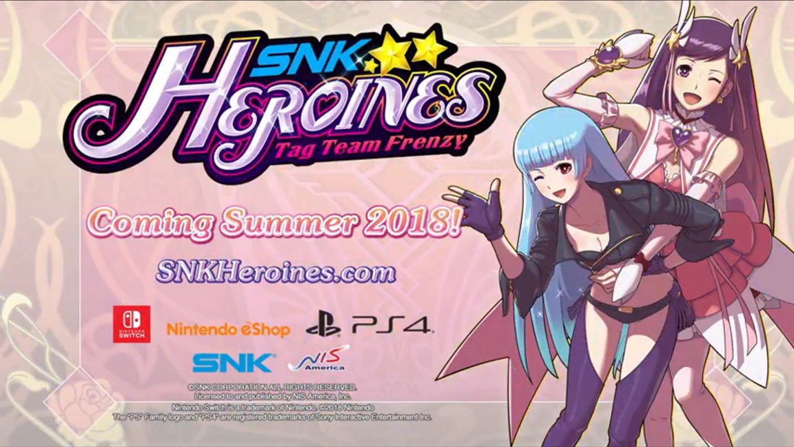 Snk Heroines Team Frenzy Evo Japan 18 Trailer Nintendo Everything