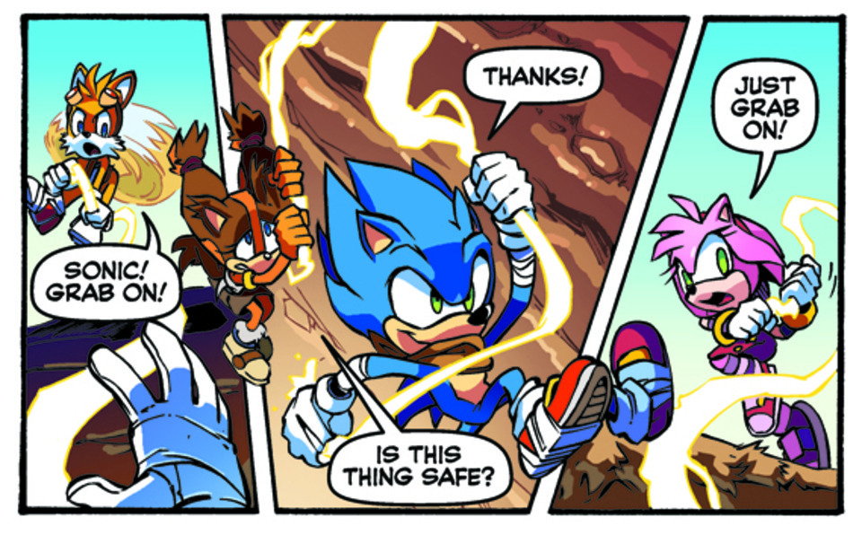 Sonic Boom: Shattered Crystal includes a digital comic