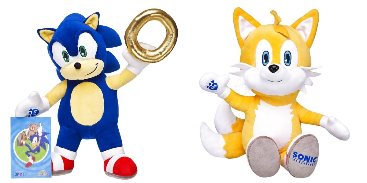 sonic the hedgehog build a bear 2020