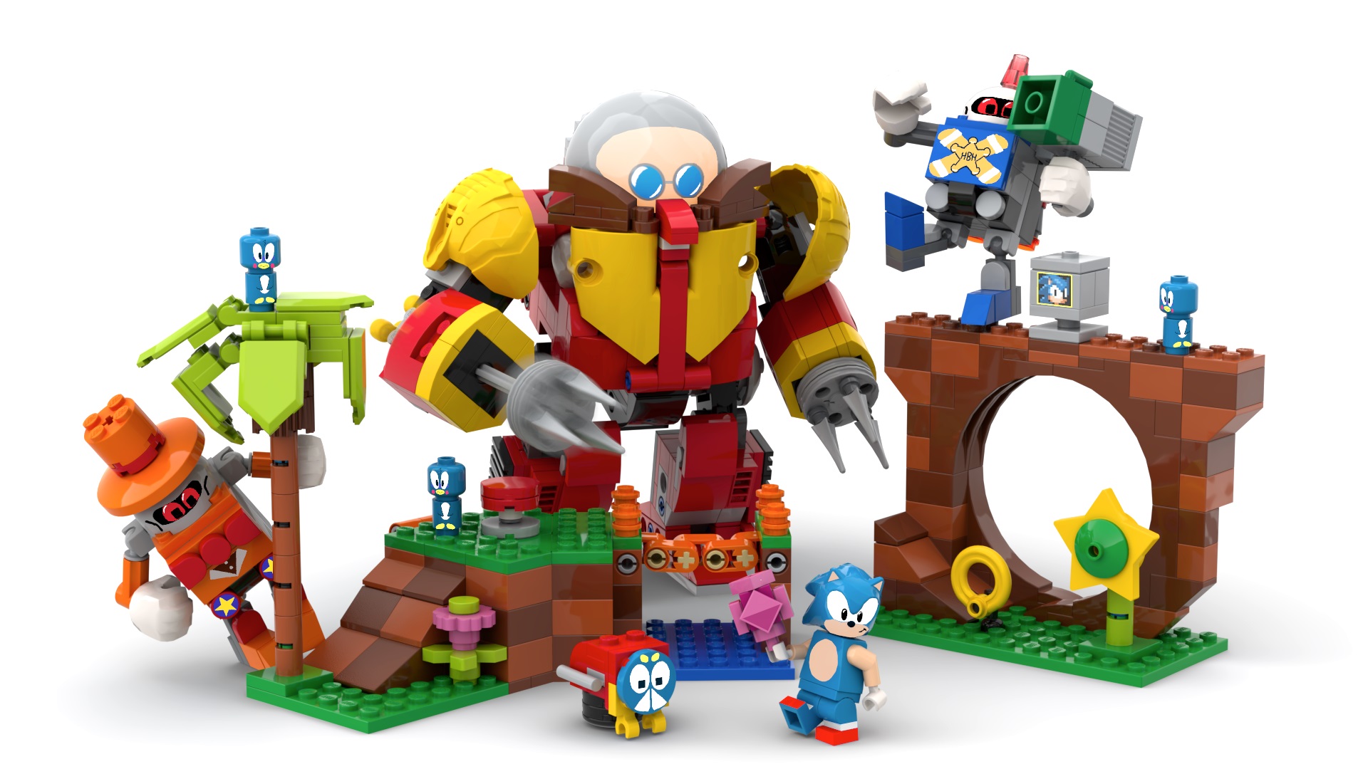 Mario sonic online lego