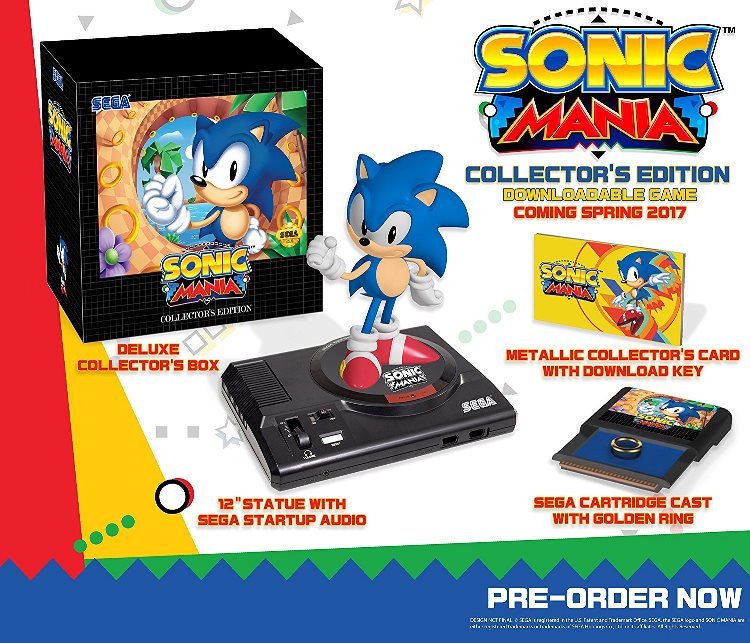 sonic mania collectors edition