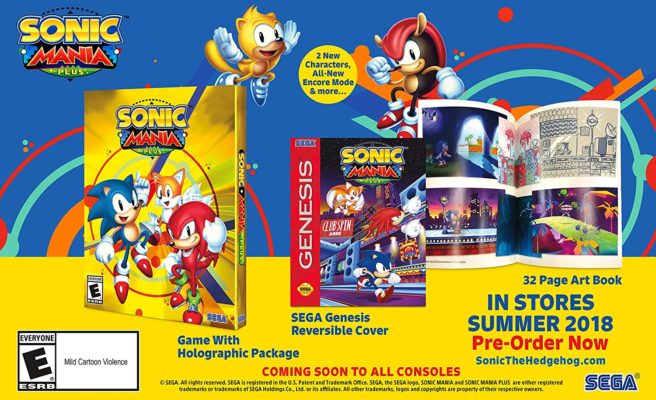 sonic mania plus free update