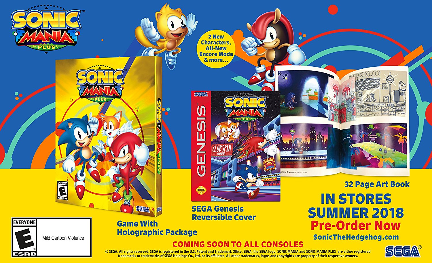 Sonic Mania Plus upgrade for original Sonic Mania players to cost $4.99