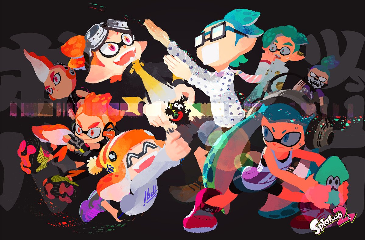 Splatoon 2 Boke Vs Tsukkomi Splatfest Art Nintendo Everything