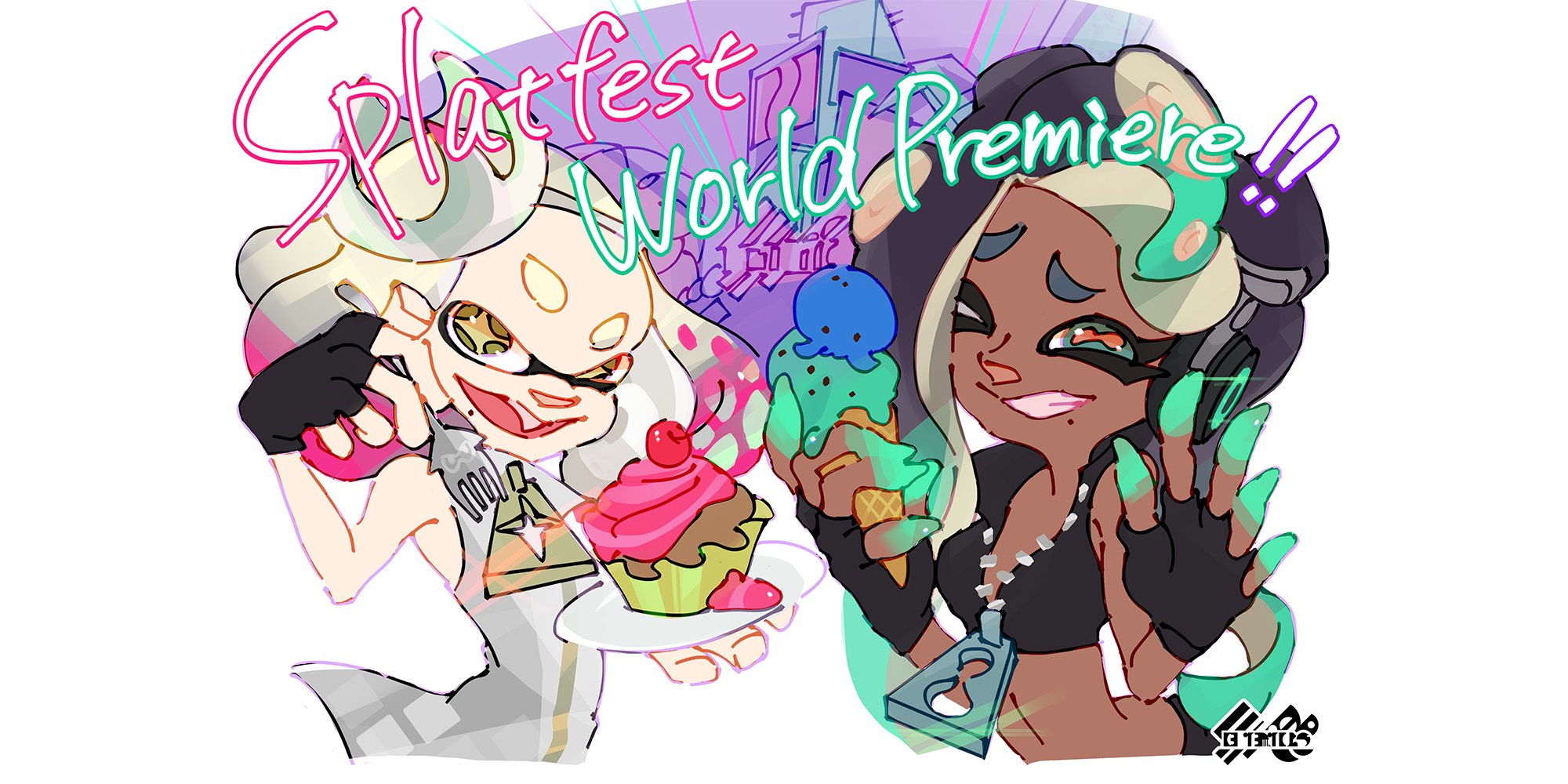 Splatoon 2 Splatfest World Premiere Results Cake Vs Ice Cream Nintendo Everything