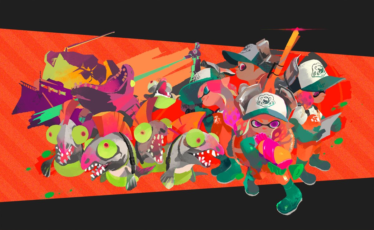 Splatoon 2 - Salmon Run mode details - set the difficulty percentage and  more