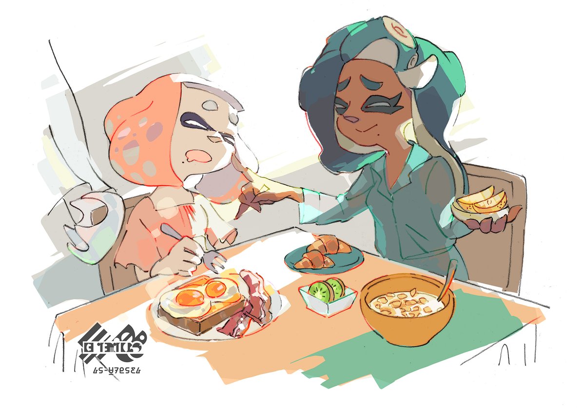 Splatoon 2: special illustration for the upcoming Splatfest