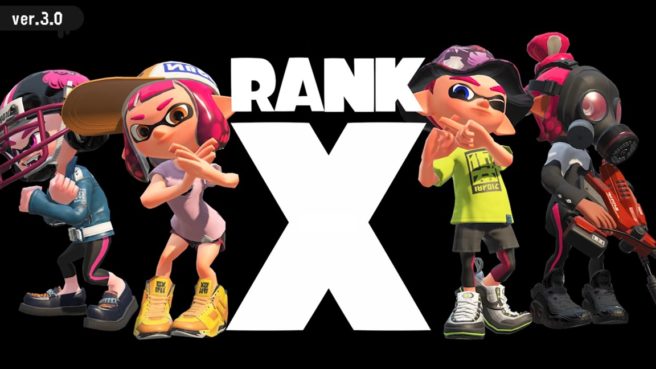 Splatoon 2 - Rank X