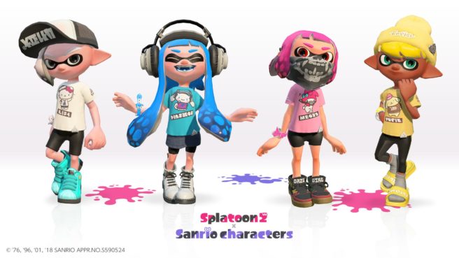 Splatoon 2 - Sanrio collaboration