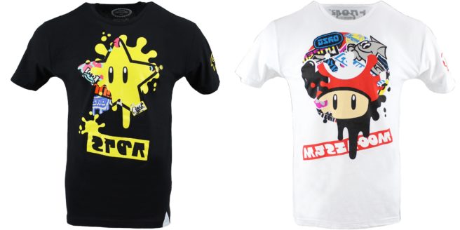 Splatoon 2 - Super Mario Splatfest t-shirts