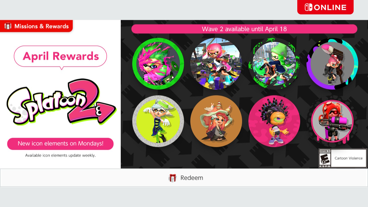 splatoon 2 switch icons wave 2