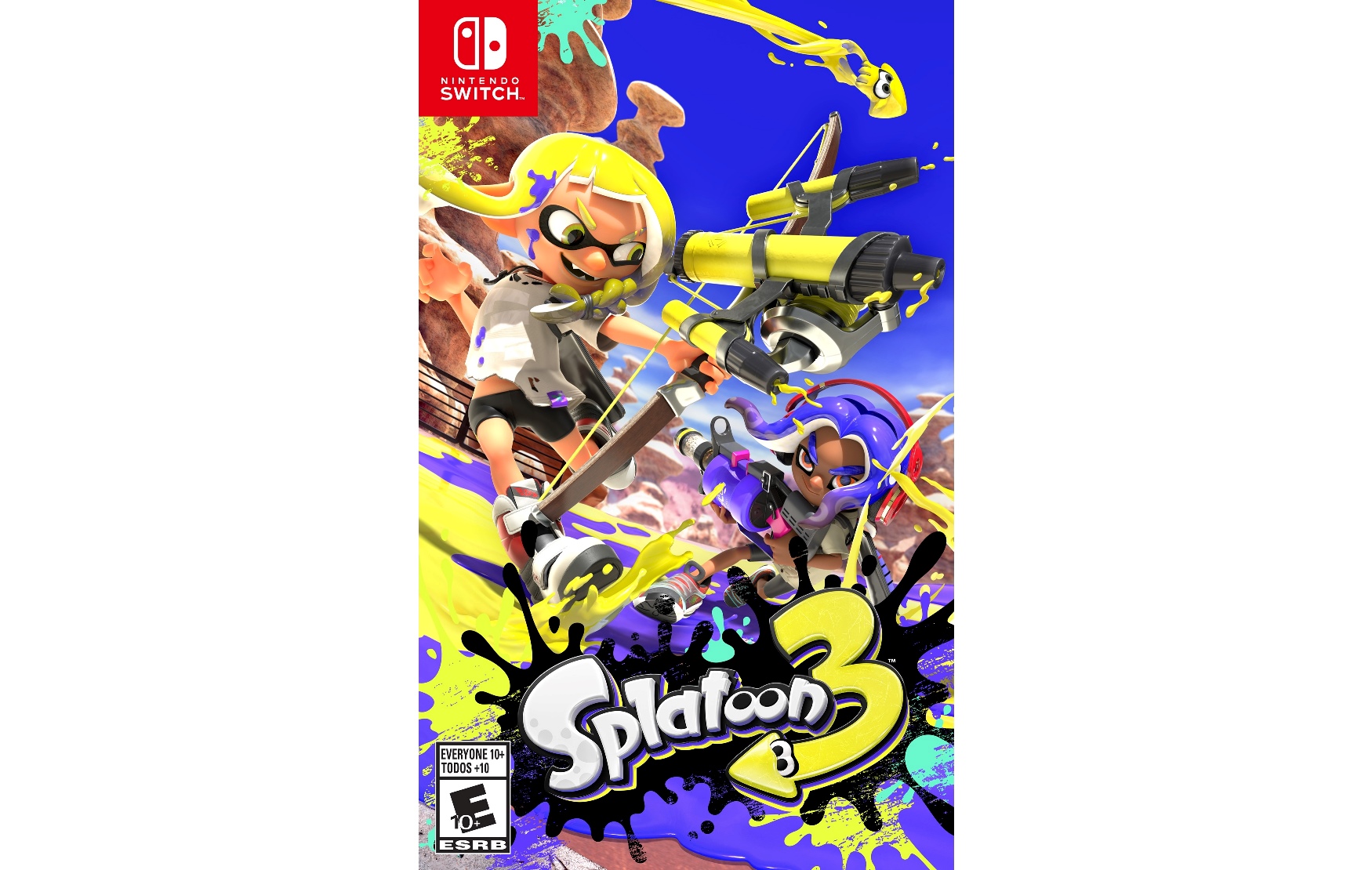 Check out the official box art for Splatoon 3