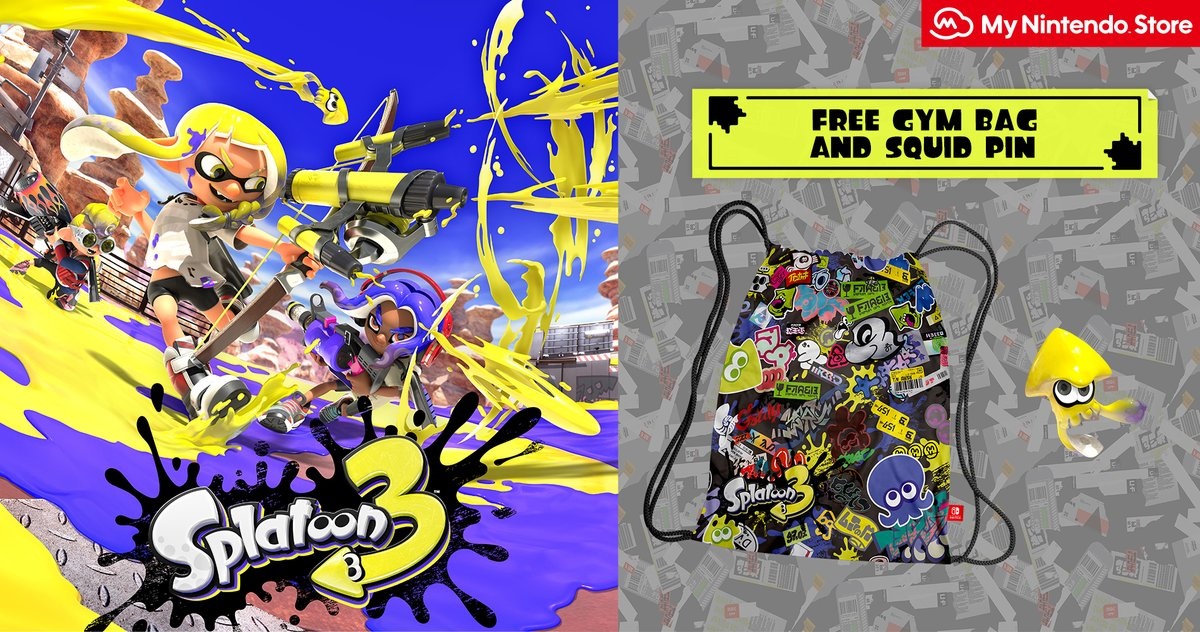 splatoon 3 pre-order bonus my nintendo store uk