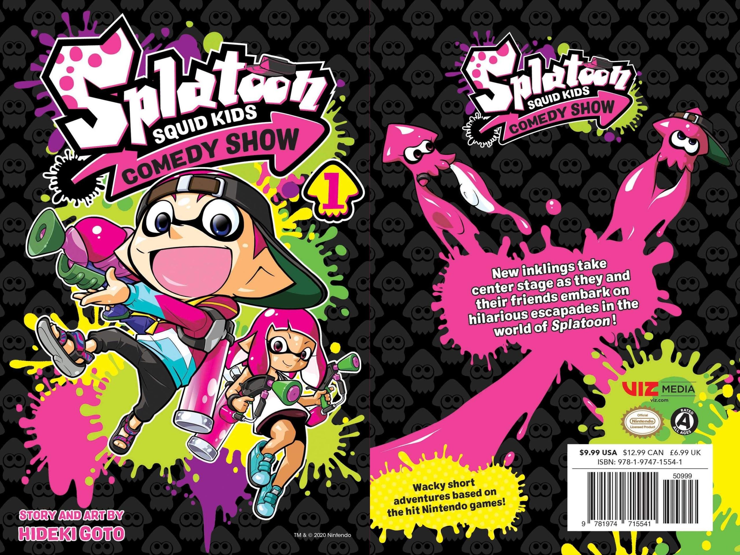 Splatoon Squid Kids Comedy Show manga seeing English localization