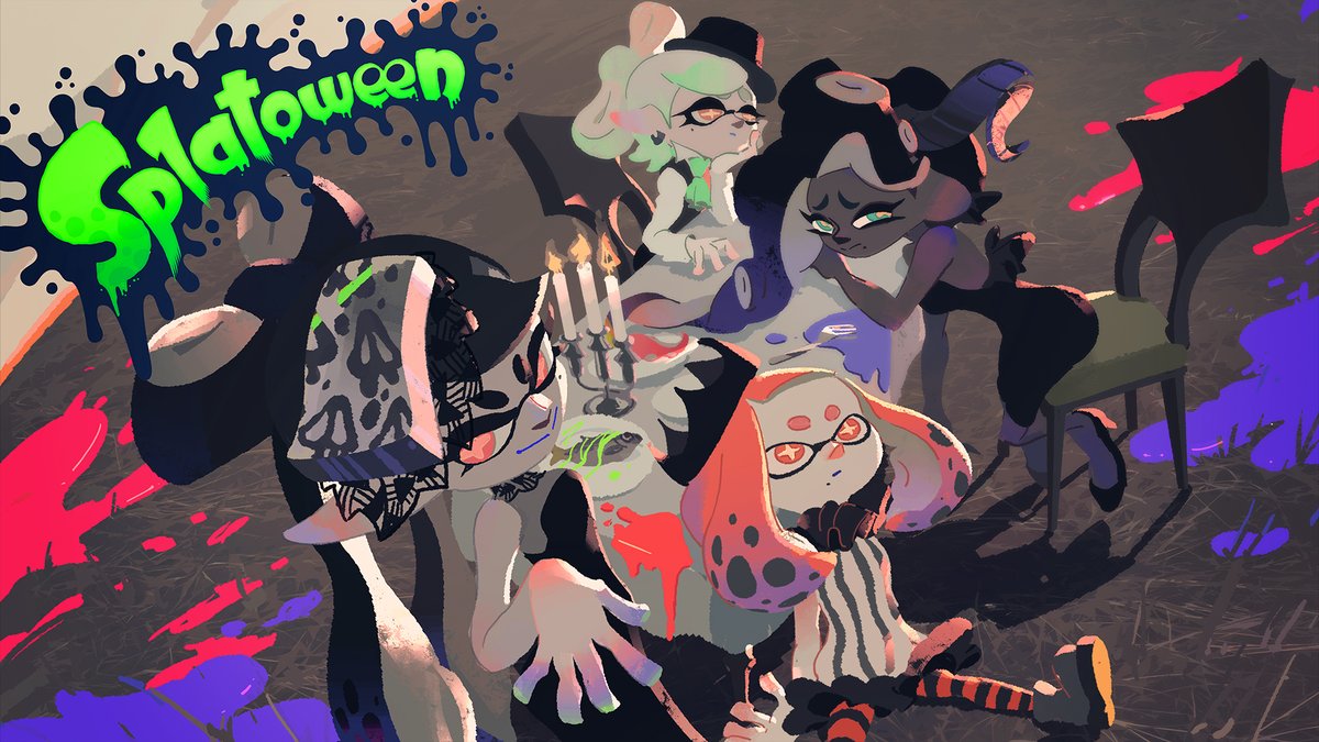 Splatoon 2 - Splatoween 2020 Splatfest art