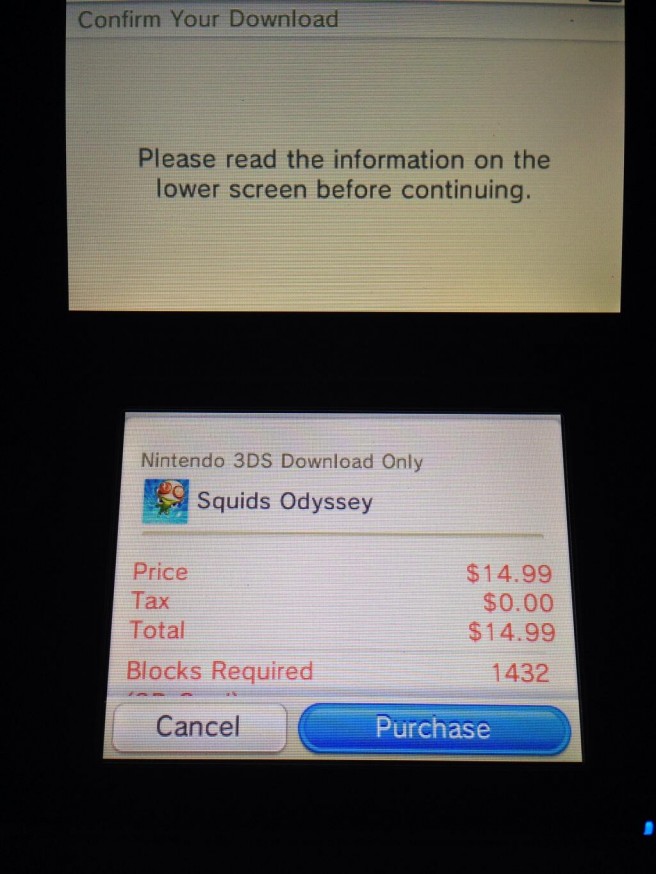 Squids Odyssey 3DS size