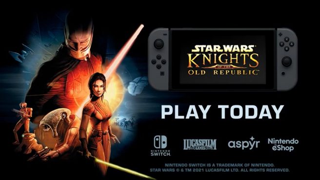 Star Wars Knights of the Old Republic trailer