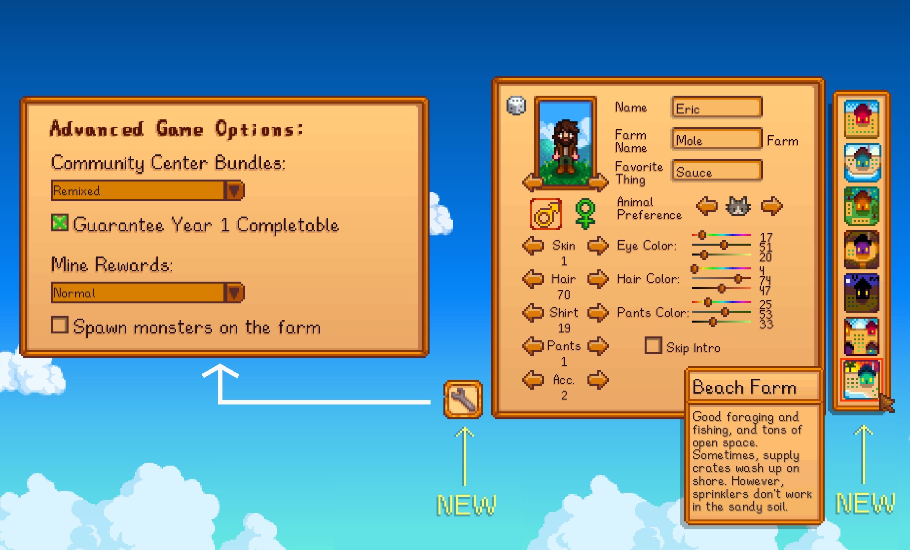 Снежный батат stardew valley где найти