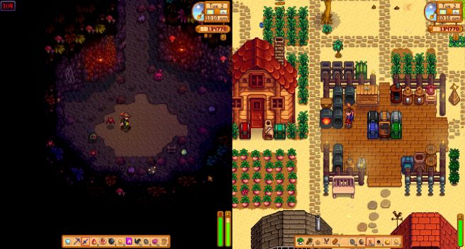 Stardew Valley 1.5 splitscreen co-op