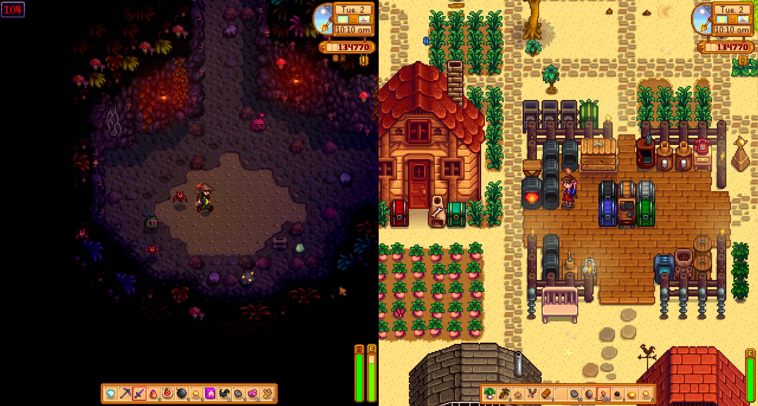 Stardew Valley Version 1 5 Adding Splitscreen Co Op Nintendo Everything