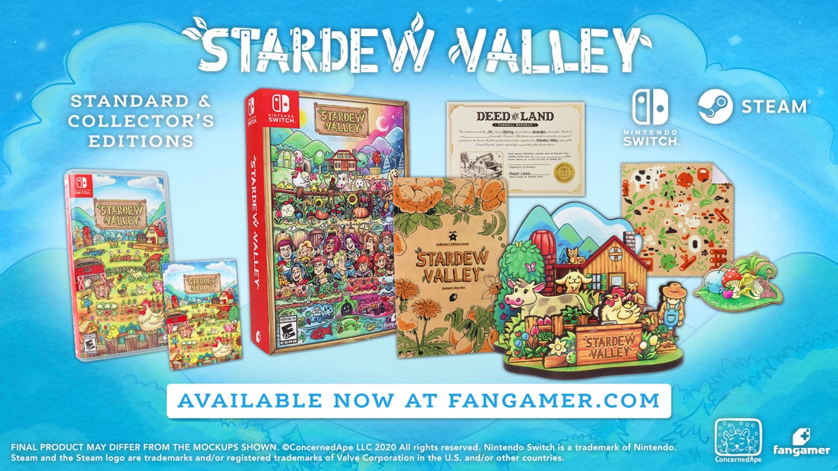 Stardew Valley Physical Version Revealed For The West Including Collector S Edition Nintendo Everything