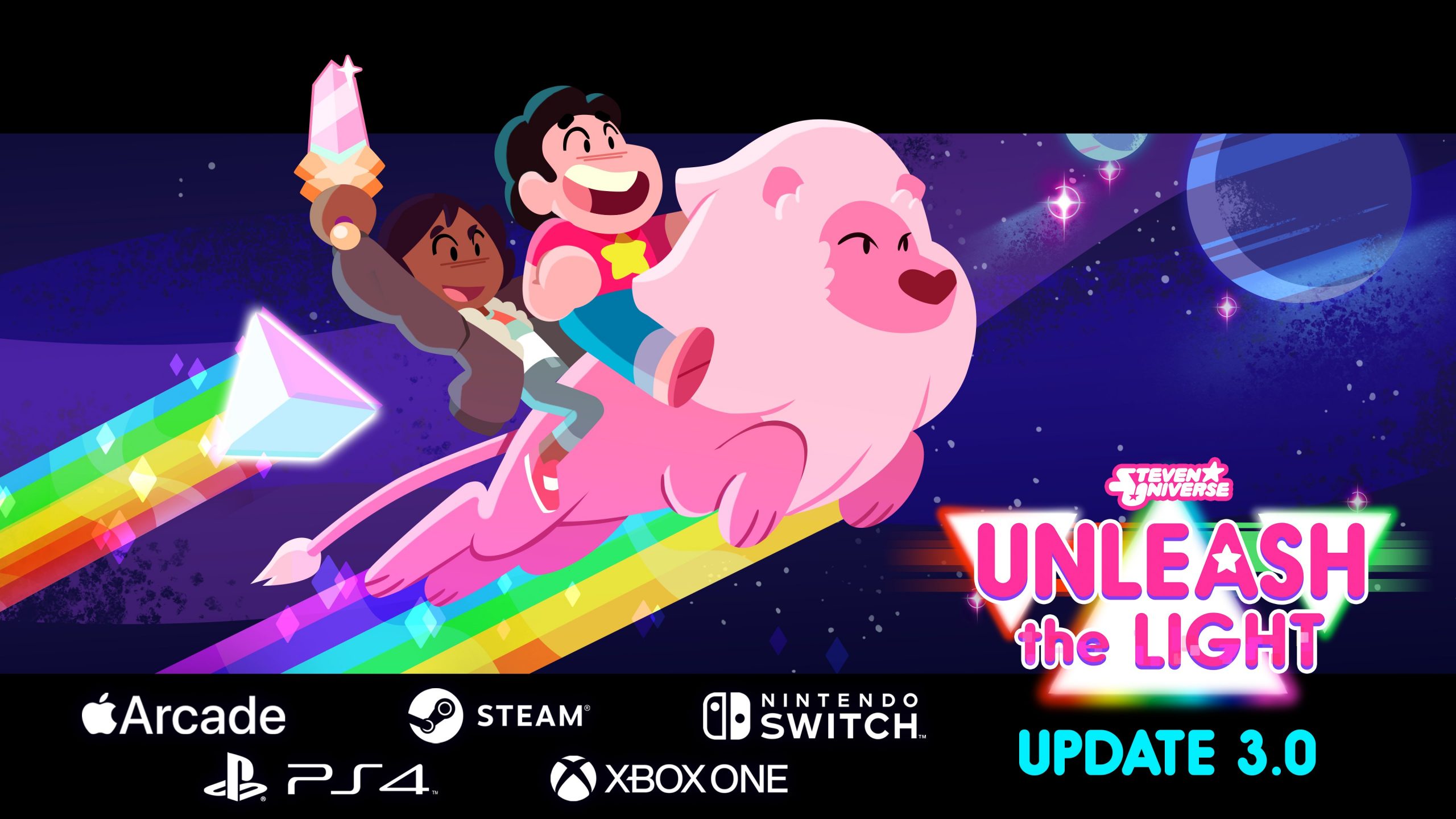 Steven Light update out now on Switch 3.0.0), patch notes