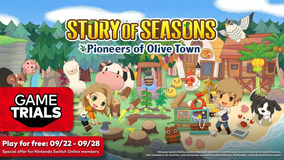 Story of Seasons Pioneers of Olive Town trial