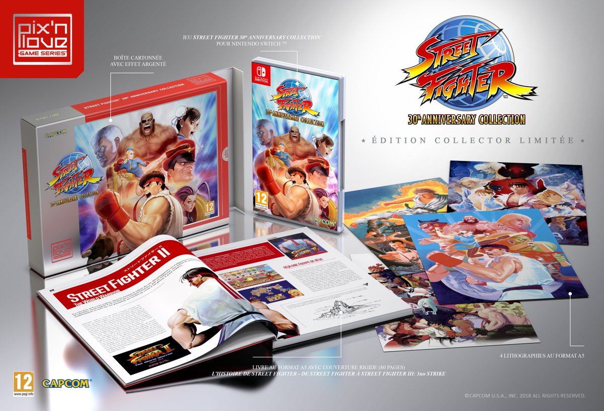 Street Fighter 30th Anniversary Collection Nintendo Switch Lite Gameplay 