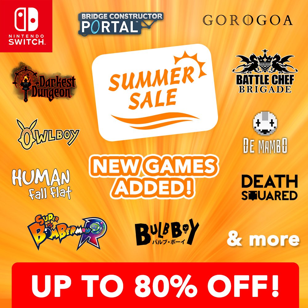 summer sale nintendo