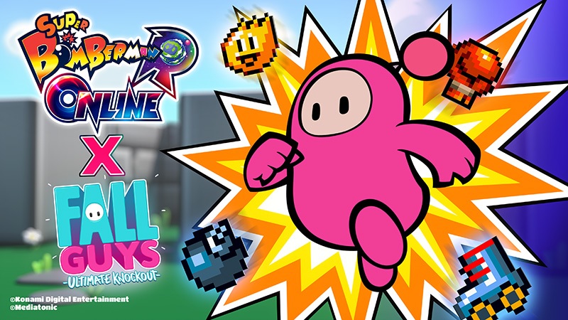 Super Bomberman R Online - Fall Guys crossover