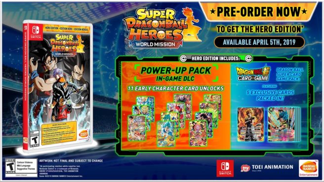 Super Dragon Ball Heroes: World Mission to launch with Hero Edition